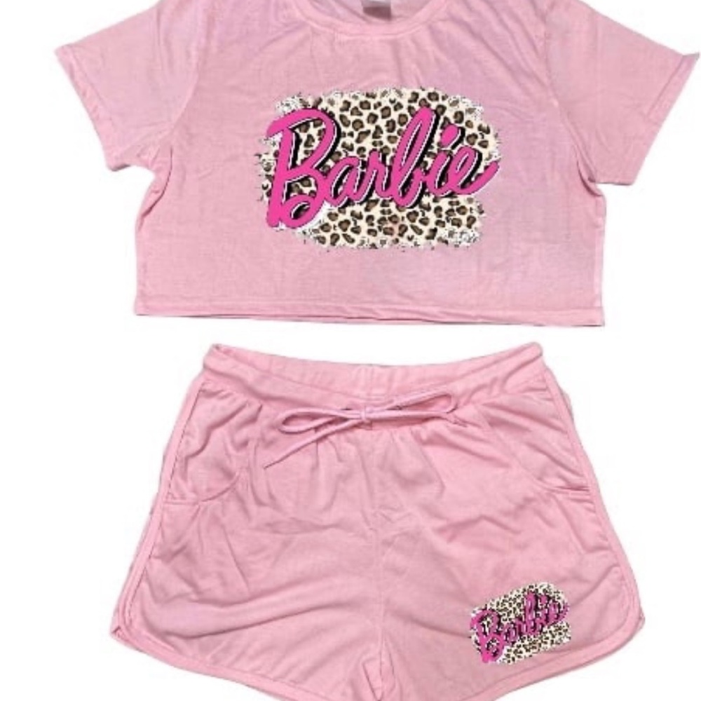 Barbie Pink Leopard Print Hoodie